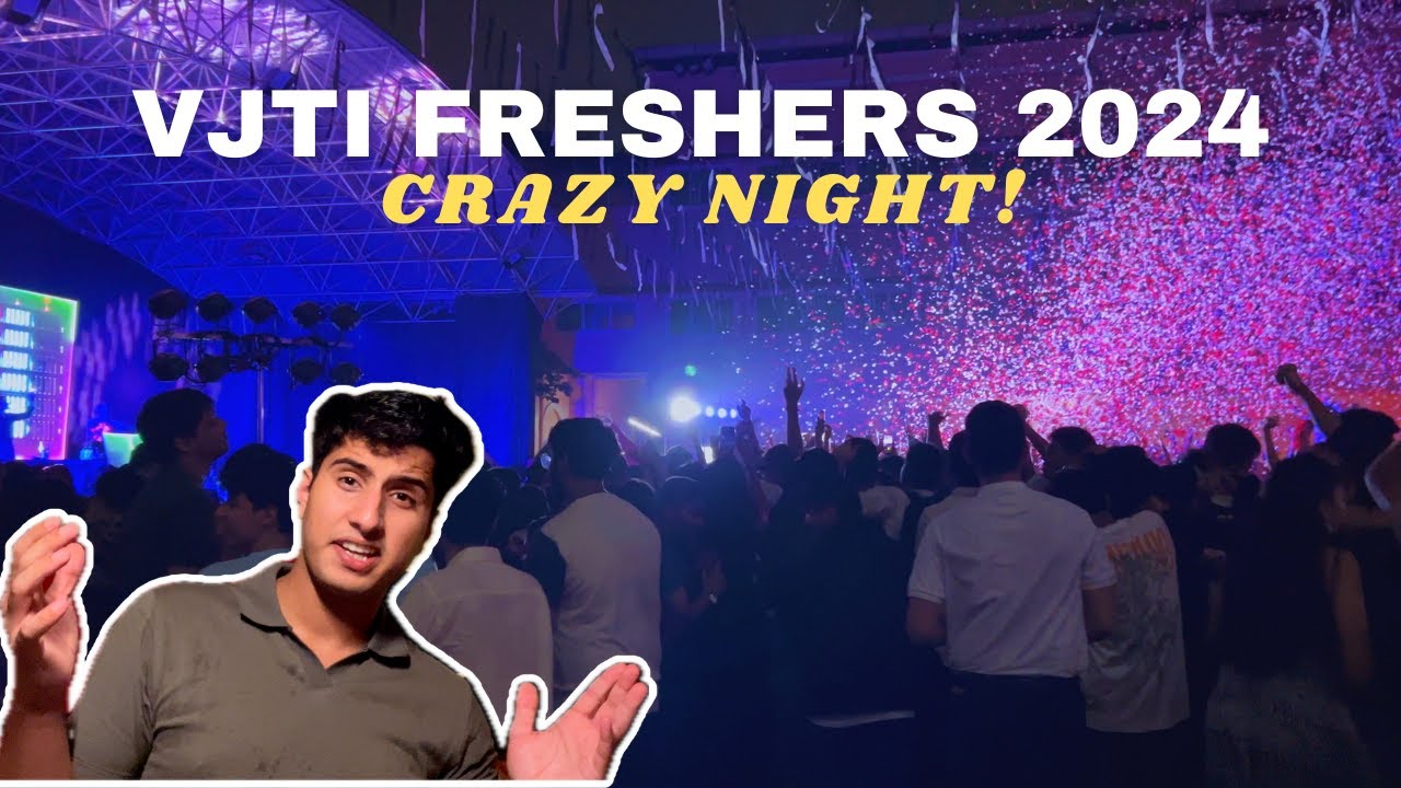 VJTI Mumbai FRESHERS 2024! | What A Crazy Night 🔥 | Nitin Dhiman