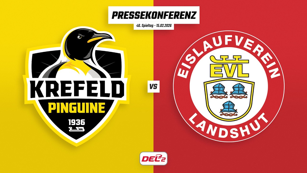 Pressekonferenz 46. Spieltag | Krefeld Pinguine - EV Landshut