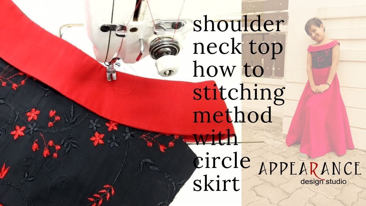 The Ultimate Guide to How to Style an Off Shoulder Gown  ❤️ off shoulder gown cutting and stitching