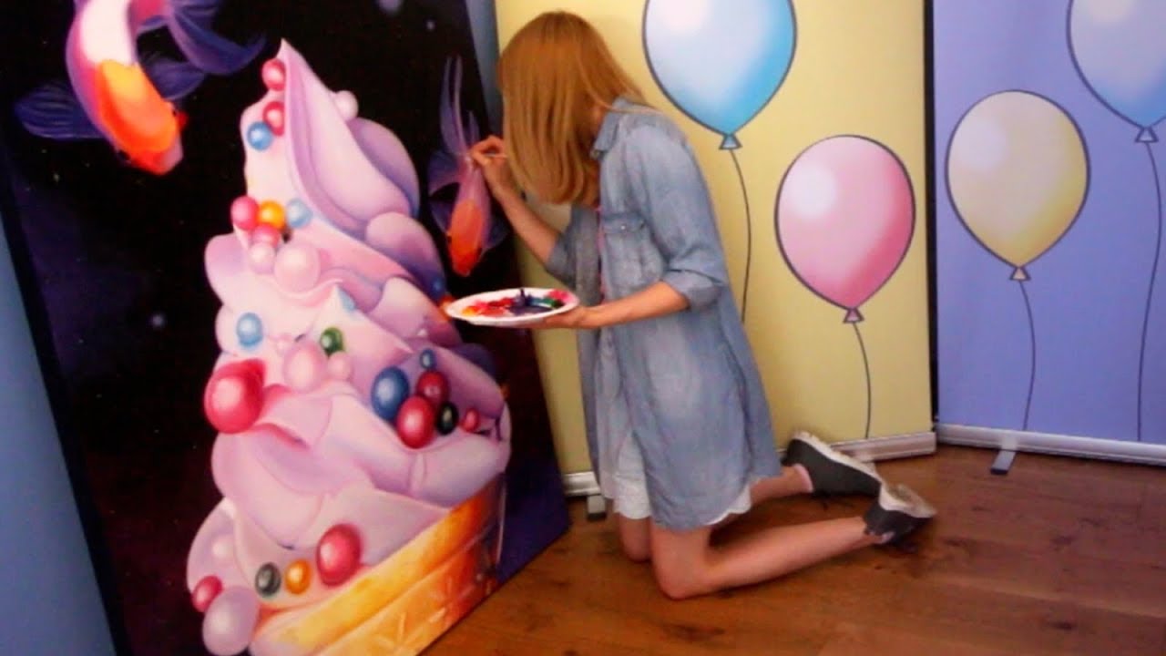 Painting GIANT Ice Cream