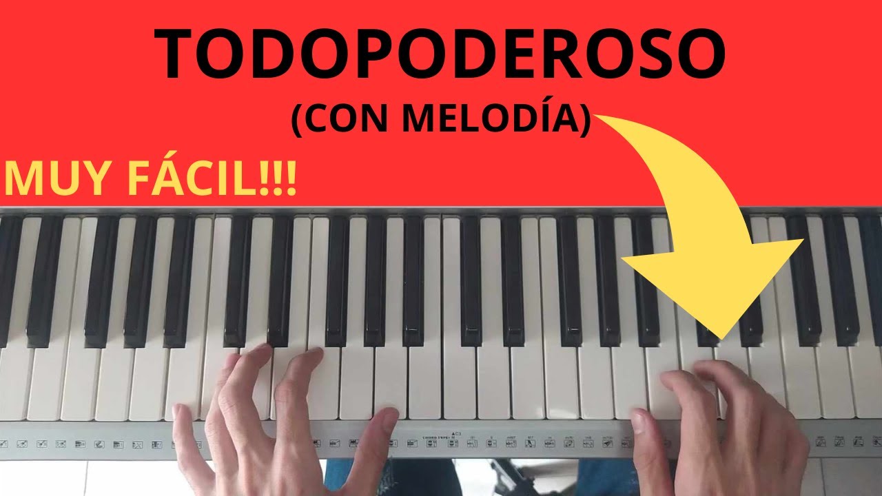 Aprende esta ALABANZA con MELOD&Iacute;A (TODOPODEROSO) Muy F&aacute;cil y  Sencillo