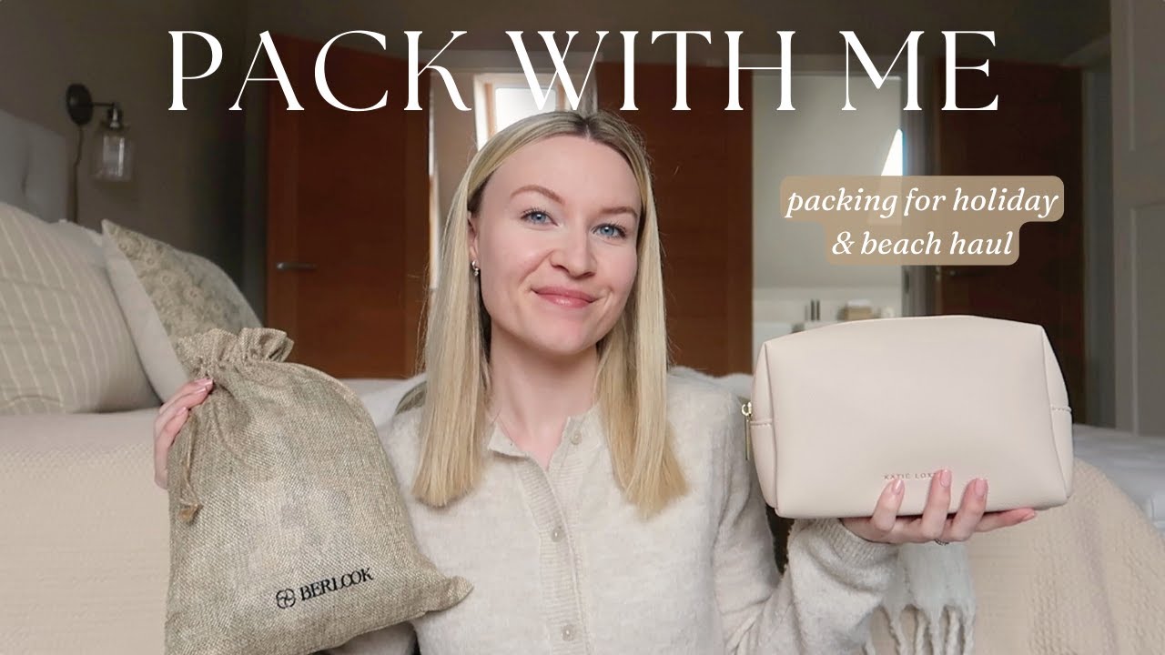 PACK WITH ME | holiday prep for turkey & berlook swimwear haul