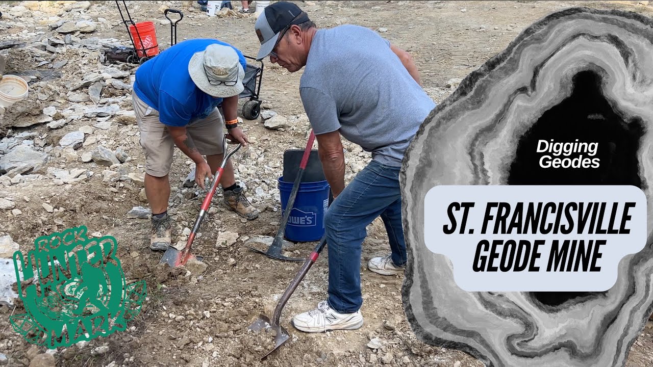 Digging for Geodes at St Francisville Geode Mine