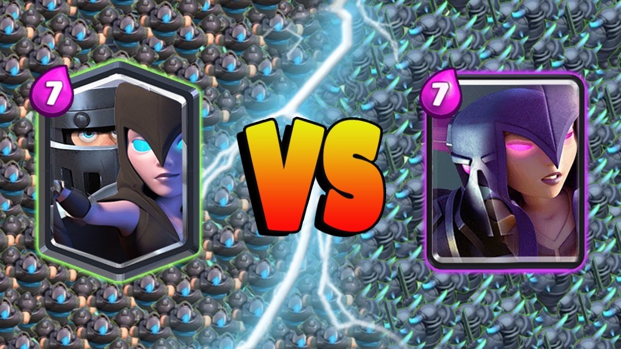 MEGA KNIGHT + NIGHT WITCH Vs PEKKA + WITCH  - Clash Royale Battle #394