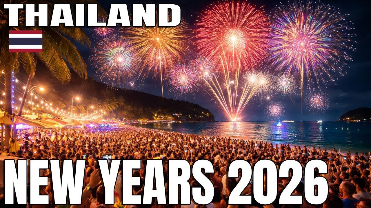 Thailand New Years 2026 at Kata Beach in Phuket