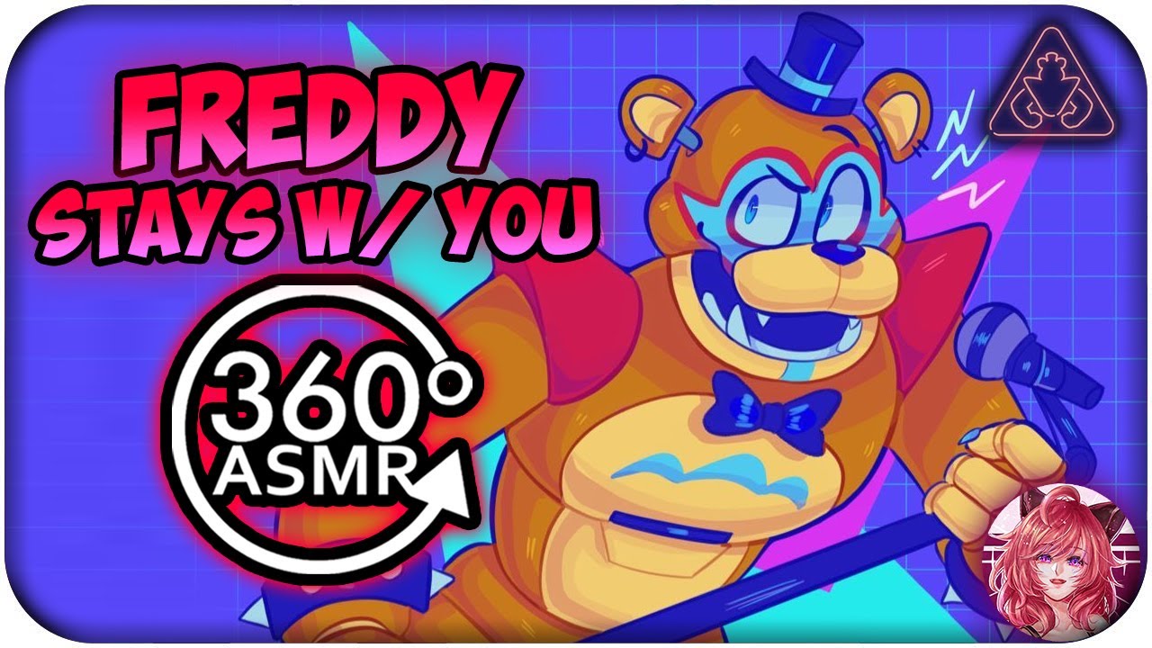 Glamrock Freddy Stays With You~ [360º VR ASMR] | FNAF: Security Breach 360 VR