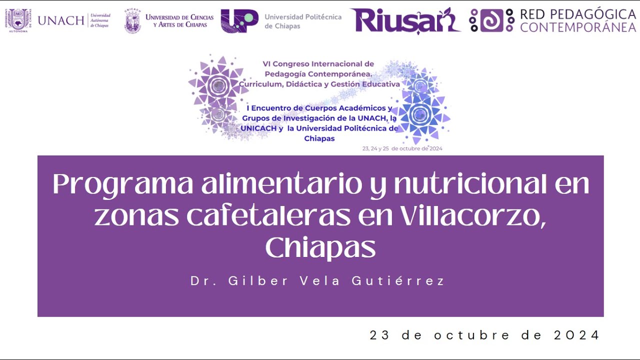Programa alimentario y nutricional en zonas cafetaleras en Villacorzo, Chiapas