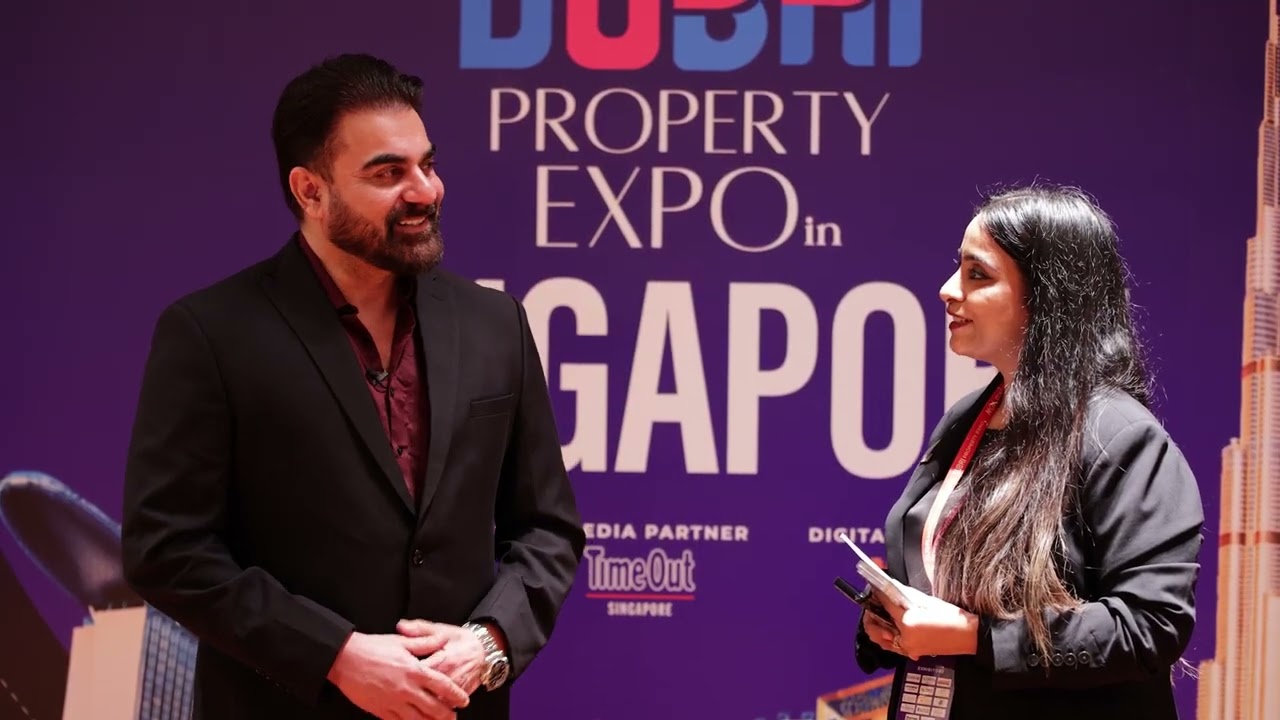 Interview with the Bollywood icon, Mr. Arbaaz Khan at the Dubai Property Expo Singapore 2026
