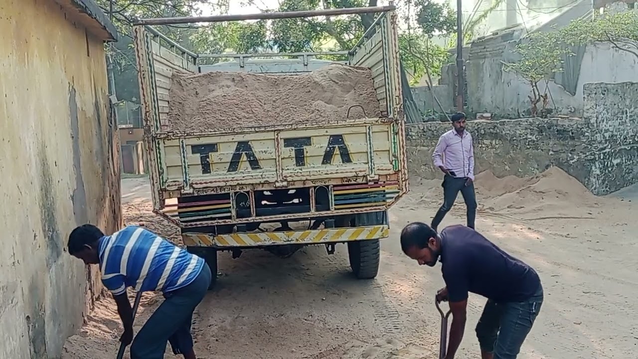 Sand loading in TATA 407