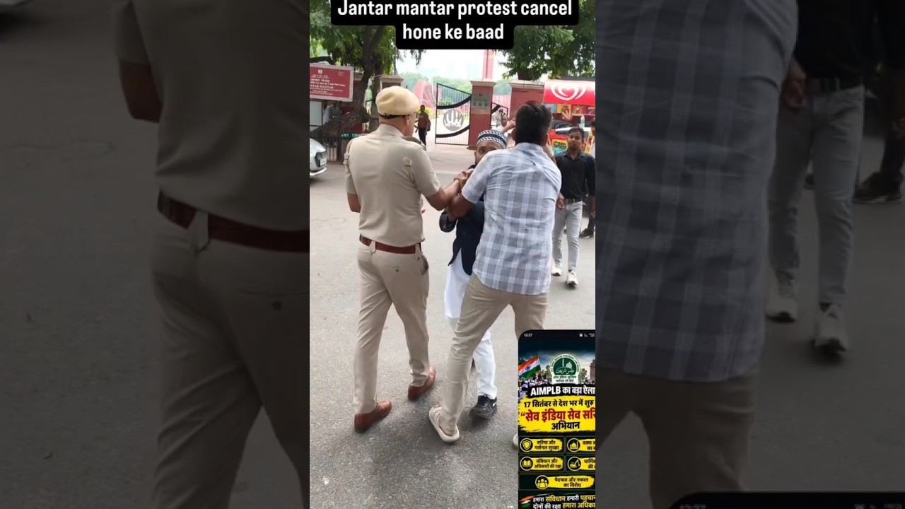 Muslims in Jantar mantar | #hajj #reels