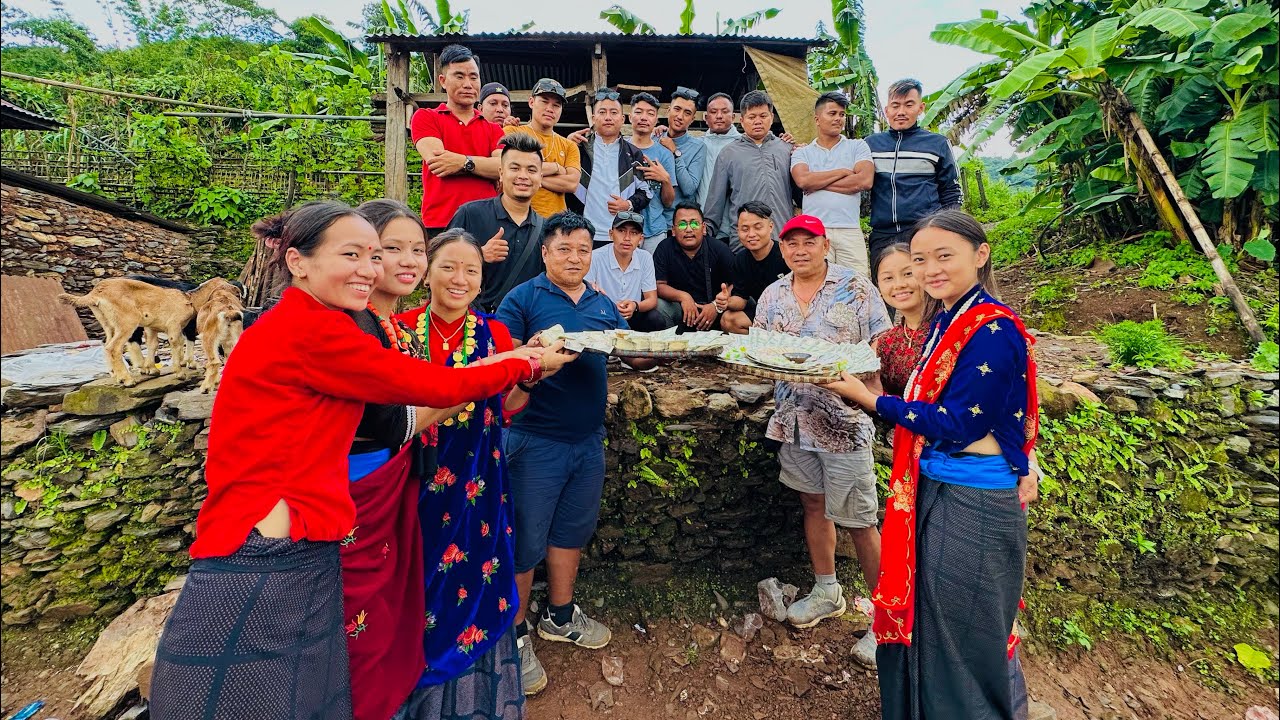 Chitwan Dumrey Soltini VS Markichowk Solti😋Gurung Culture kauda Dance 💃 (Chudka)२०८०/३/२२/