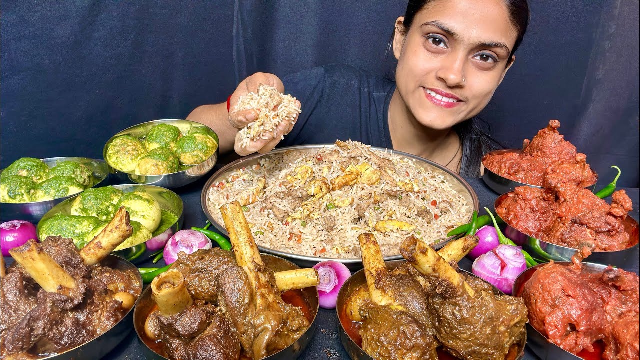 Mutton Nalli Curry Hariyali Egg Curry Chicken Lolipop Curry With Egg Chicken Fried Rice SaladEating