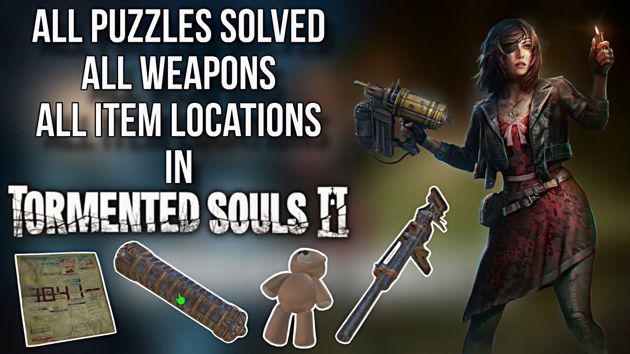 All Puzzles Solved, Weapon Locations, Key Items Locations, Defeat Boss Fights in Tormented Souls 2