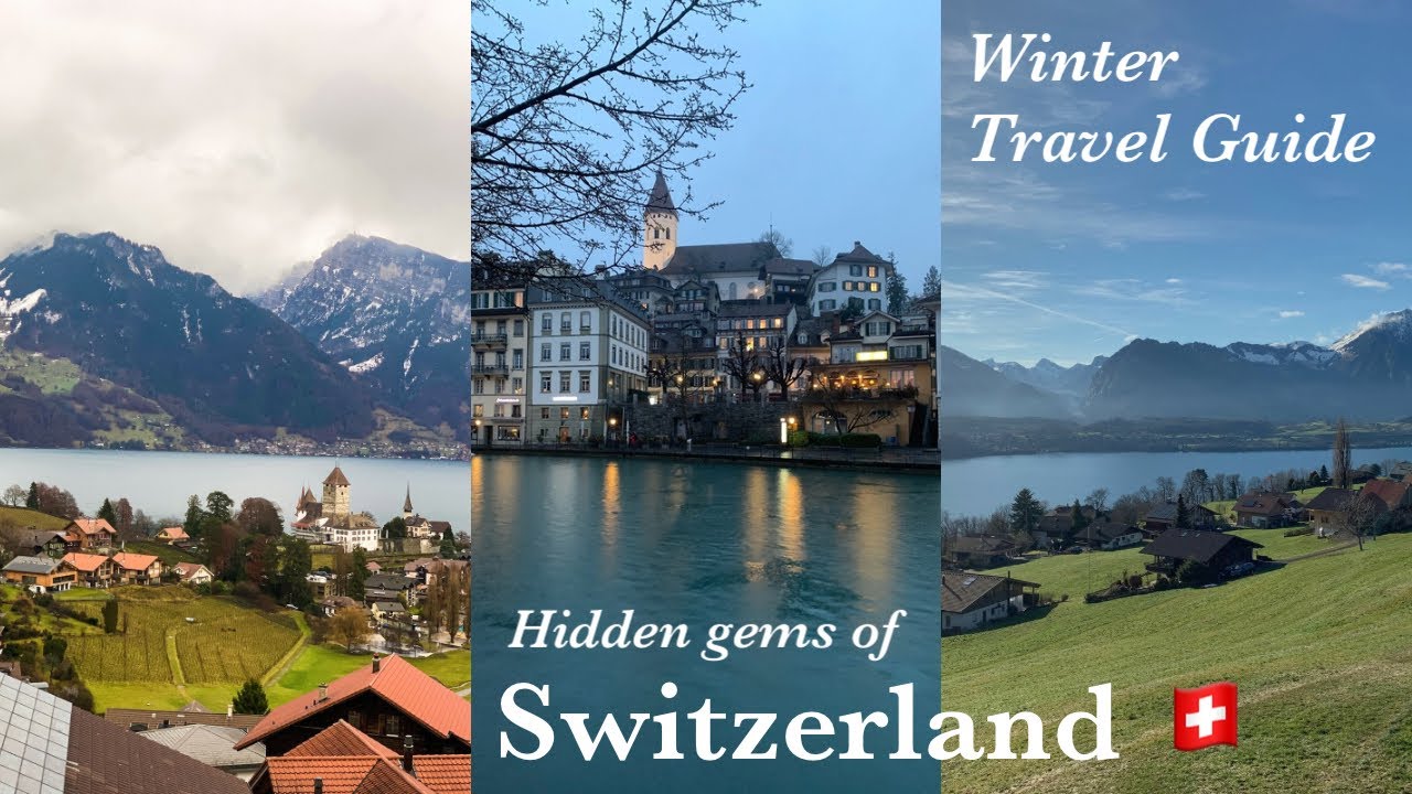 Hidden gems & must see around Lake Thun🇨🇭| Switzerland Winter Road Trip Ep-1 | Swiss travel guide