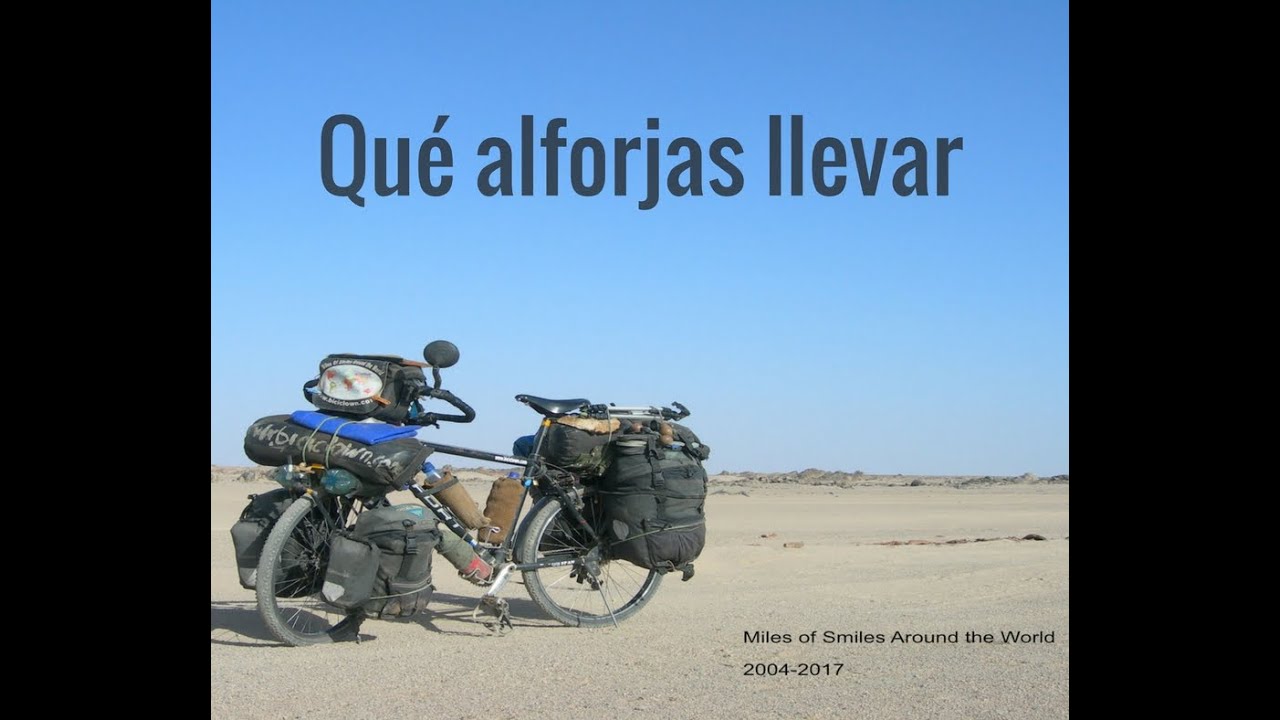 Mis alforjas para viajar en bici por el mundo