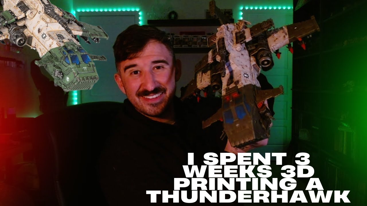 I 3D Printed a Giant Thunderhawk and Here’s What Happened!