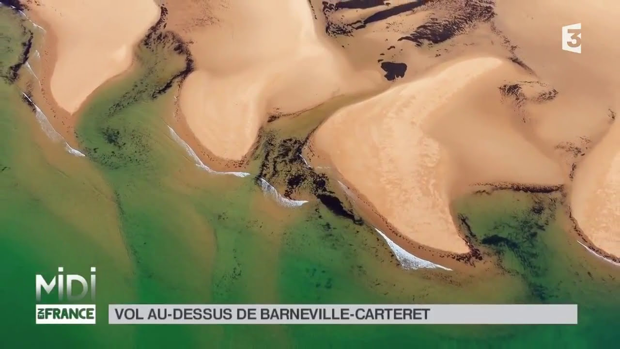 Vol au dessus de Barneville Carteret PAL