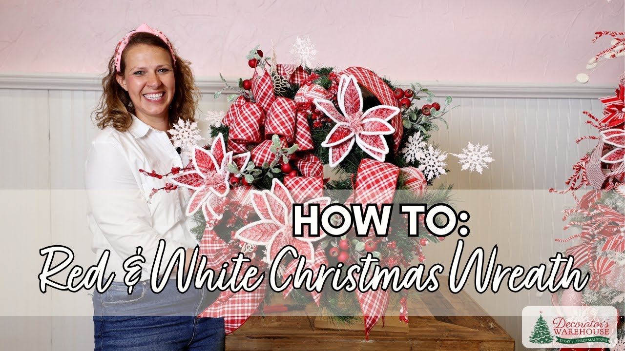 How To DIY Christmas Wreath Tutorial