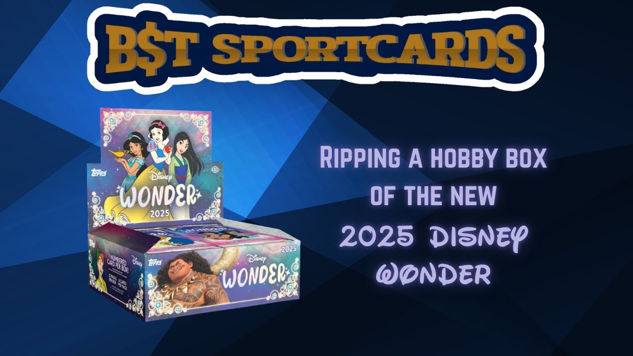 Ripping a hobby box of the new 2025 Disney Wonder