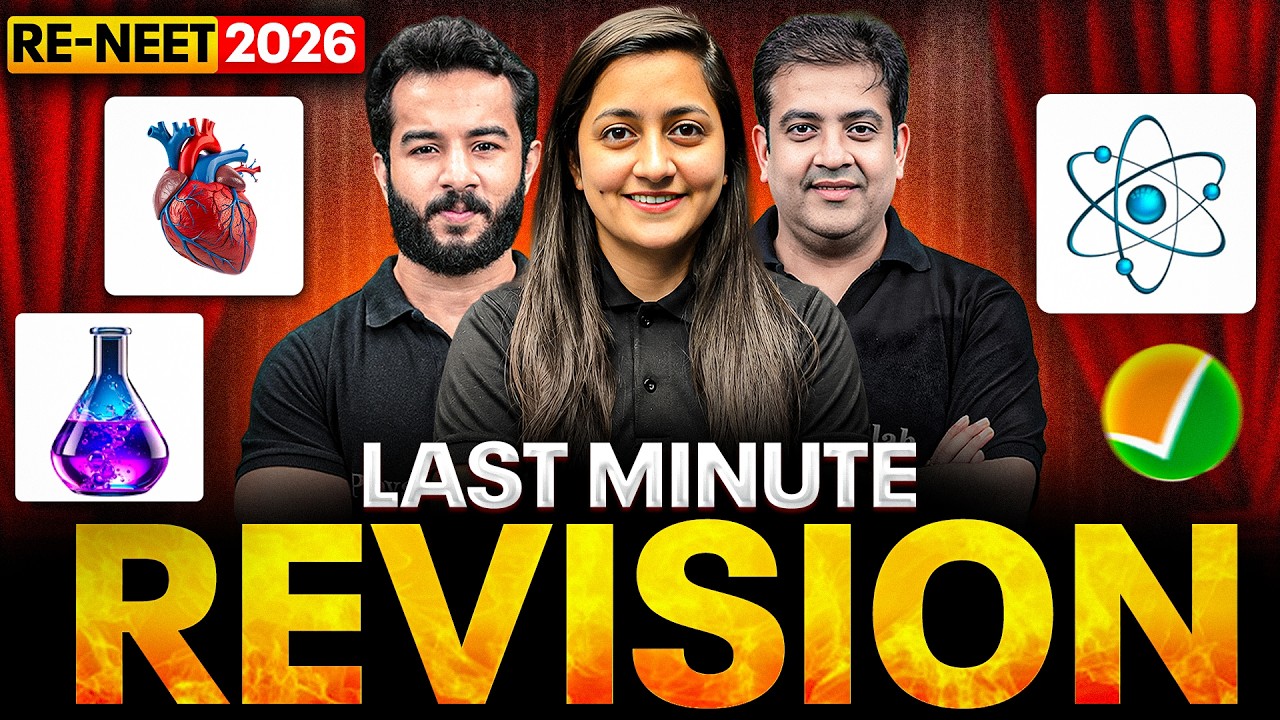 RE-NEET 2026 LAST MINUTE REVISION Chemistry | Biology | Physics Ensure 700+ Marks