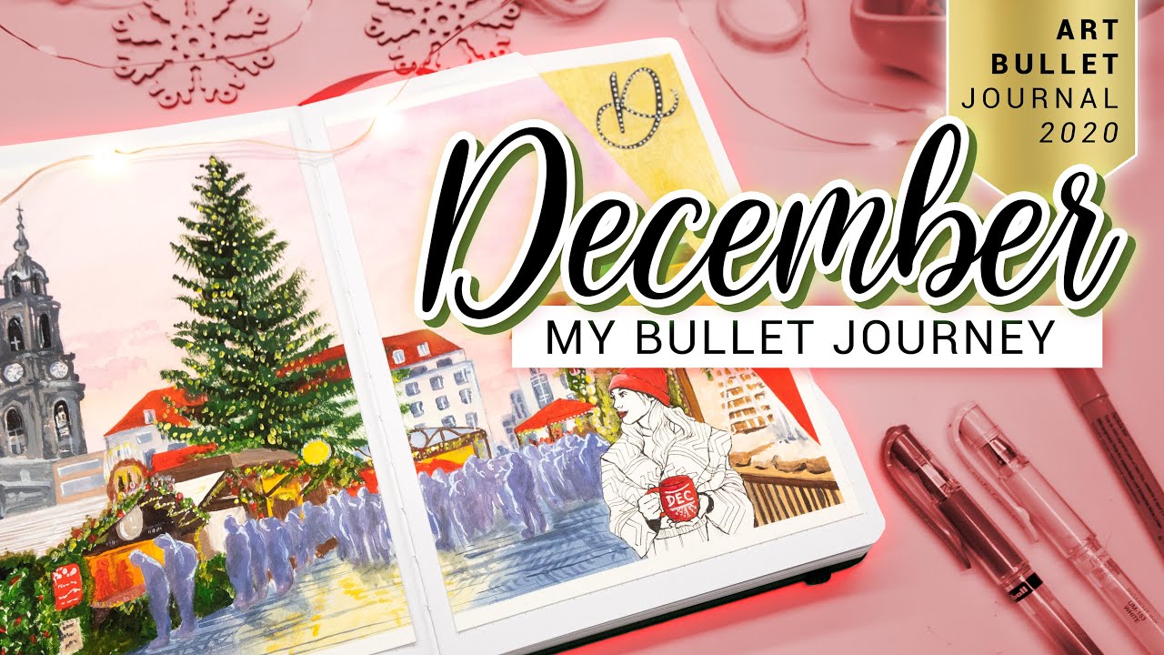 DECEMBER Bullet Journal Setup 2020 PLAN WITH ME Christmas in Germany Deutschland