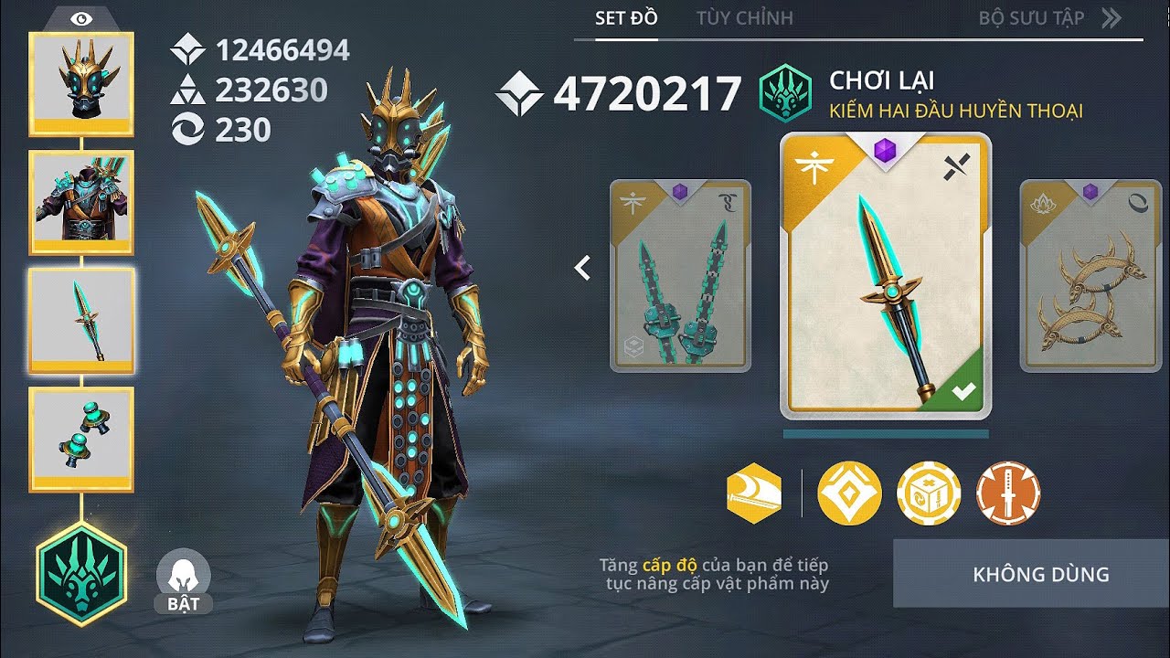 Shadow Fight 3: New LAST OPERATOR Lv6 Set Người Vận Hành Cuối Cùng