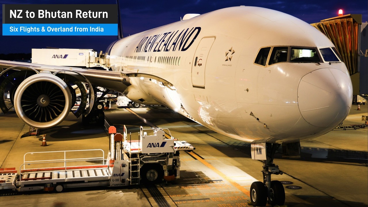 New Zealand to Bhutan A Full Round Trip with 6 Flights & the Overland Route via Darjeeling & Kolkata