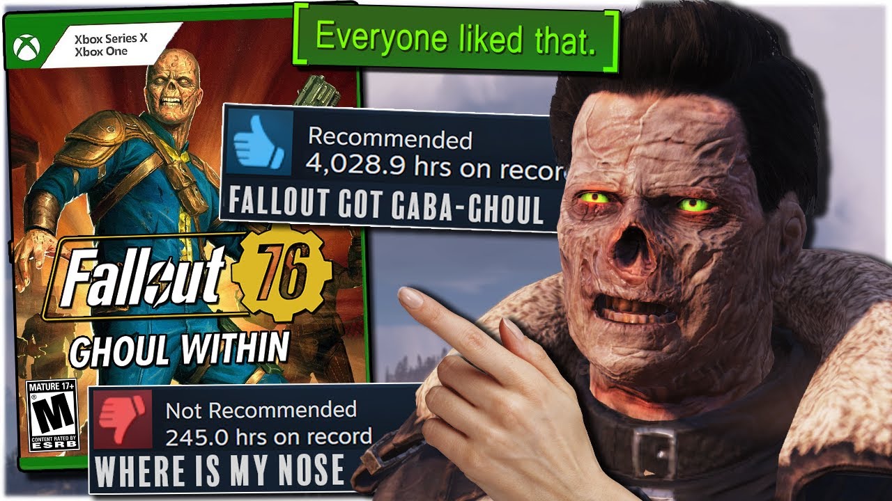 So I TRIED the Fallout 76 GHOUL UPDATE