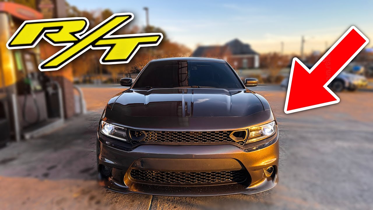 SXT TO SRT FRONT BUMPER SWAP ON MY 2018 CHARGER R/T!
