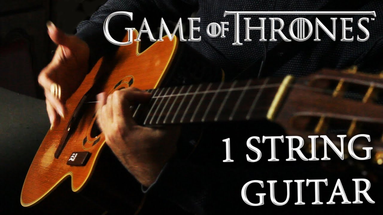 Game Of Thrones Cover | ONE STRING guitar!