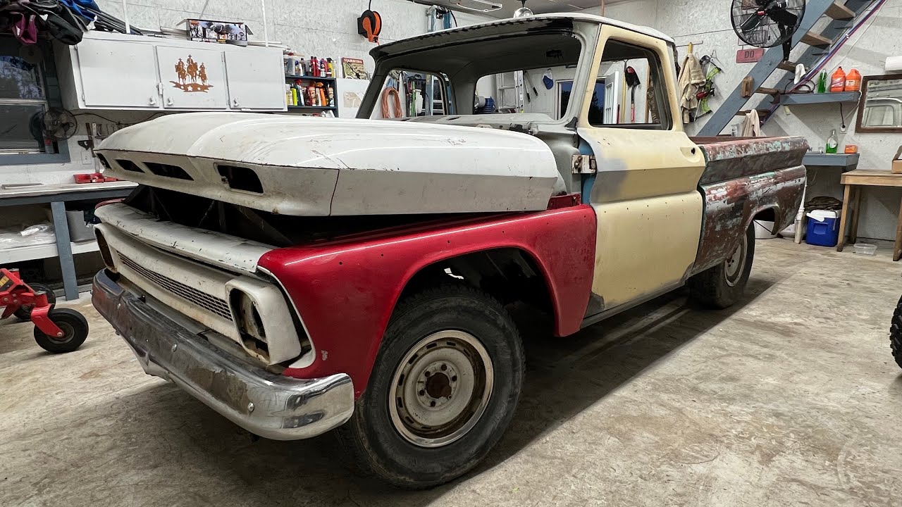 1966 Chevy C10 Short Wide Bed Big Window Full Frame off Restoration. Restomod DAY 1 D&A Restorations