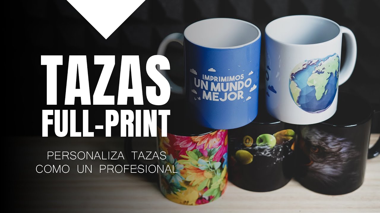 🌍 Cómo SUBLIMAR tazas FULLPRINT profesionales | Epson F500 / F100