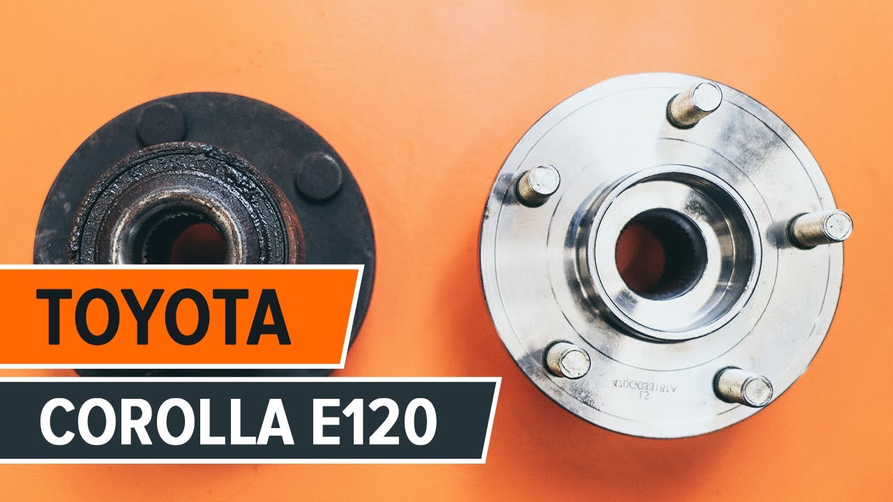 Wie TOYOTA COROLLA E120 Radlager hinten wechseln TUTORIAL | AUTODOC