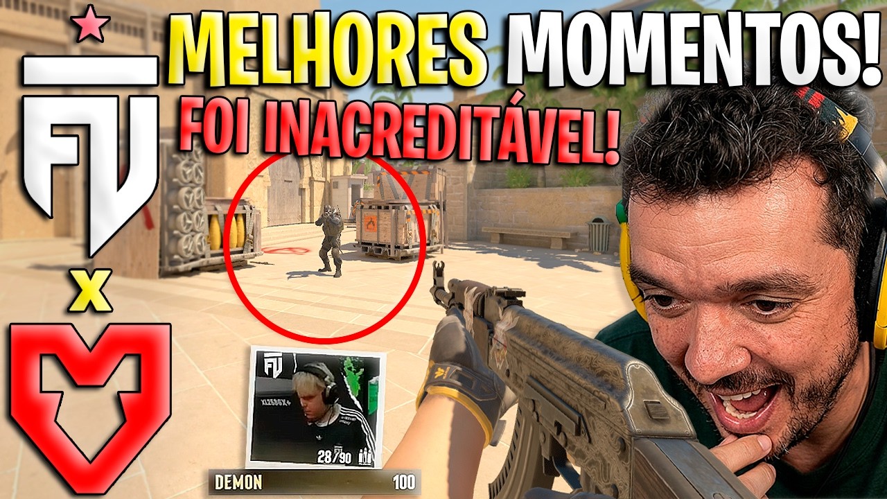 NEM O GAULES ACREDITOU NESSA VIRADA🔥 MOUZ x FUT (MELHORES MOMENTOS) - ESL PRO LEAGUE - (GAULES)