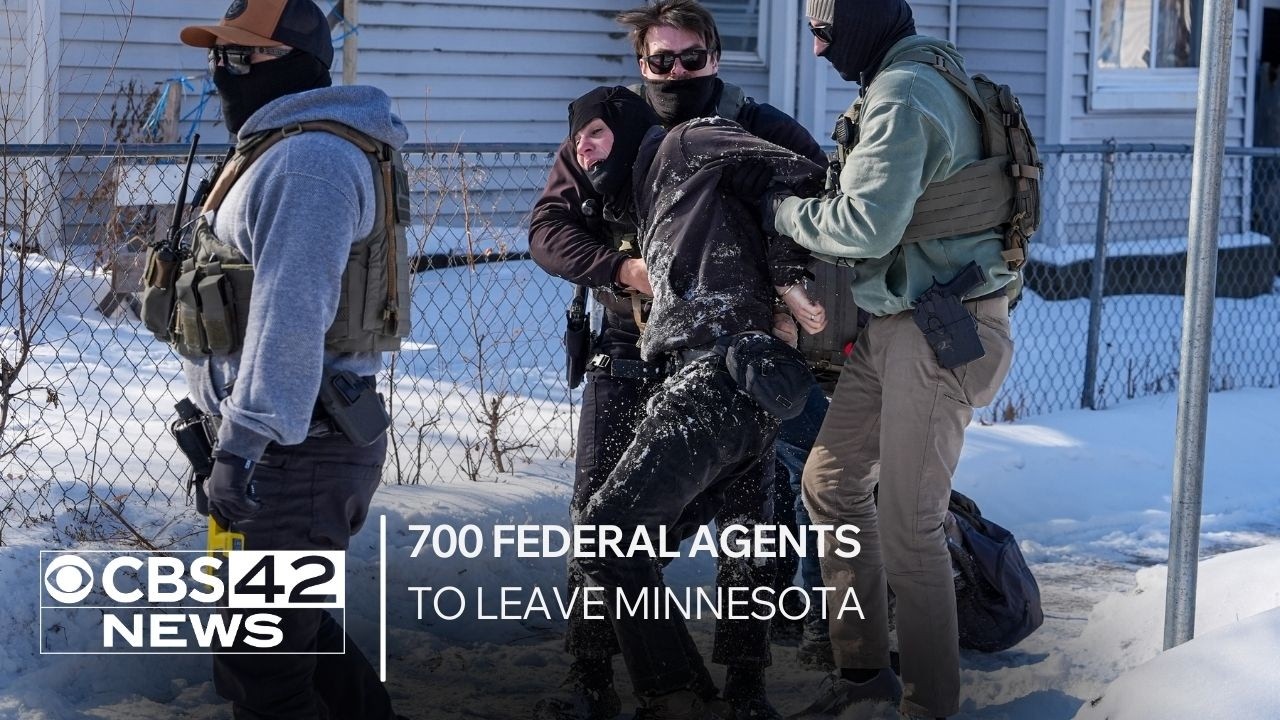 700 federal agents to leave Minnesota