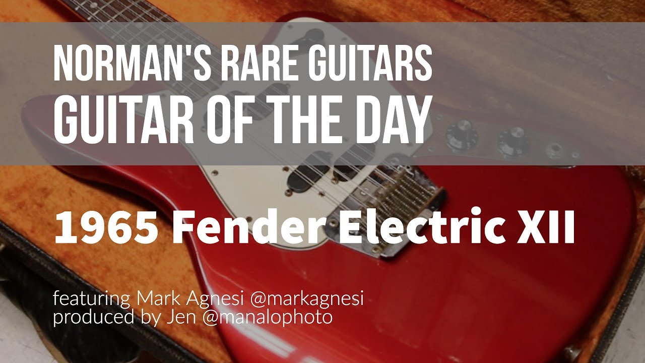 1965 Fender Electric XII Candy Apple Red | Guitar of the Day
