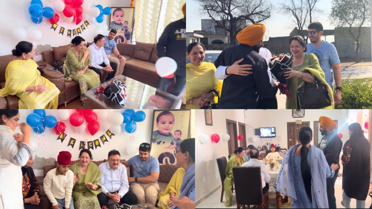 ਜਰਮਨੀ 🇩🇪 ਵਾਲੀ ਭੈਣ ਦਾ ਕੀਤਾ well come #bassifamily #punjabivlog 