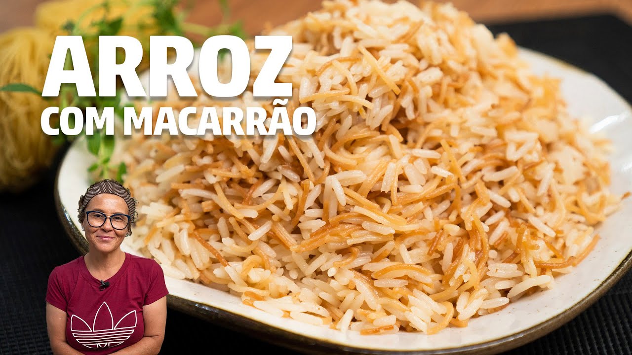 ARROZ TRIVIAL? JAMAIS! 😍... ARROZ COM MACARRÃO CABELO DE ANJO.  SABOR DA MINHA INFÂNCIA.