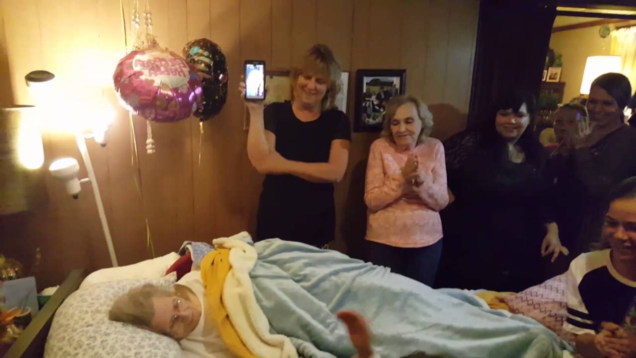 Singing Happy Birthday for Grammy's 100th