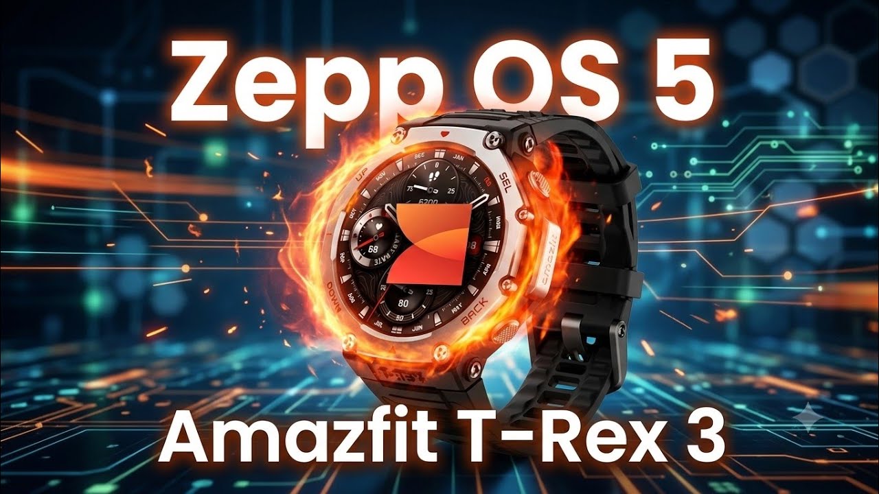 Обзор Zepp OS 5 (Amazfit T-Rex 3)
