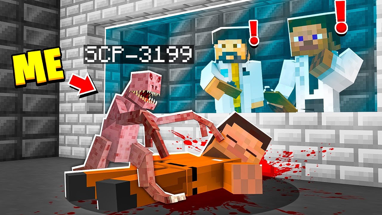 I Became BABY SCP-3199 in MINECRAFT! - Minecraft Trolling Video