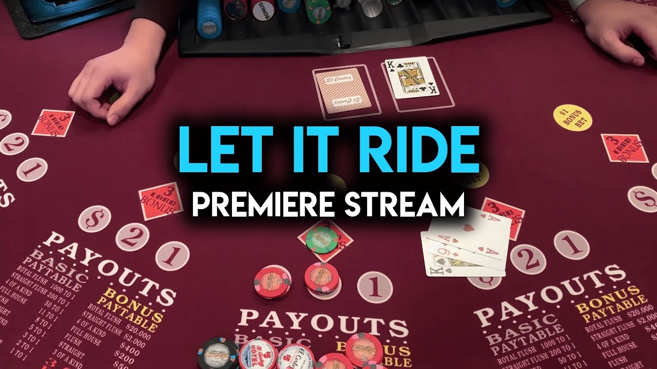 FIRST Time Playing Let It Ride! $1000 Buy In!!