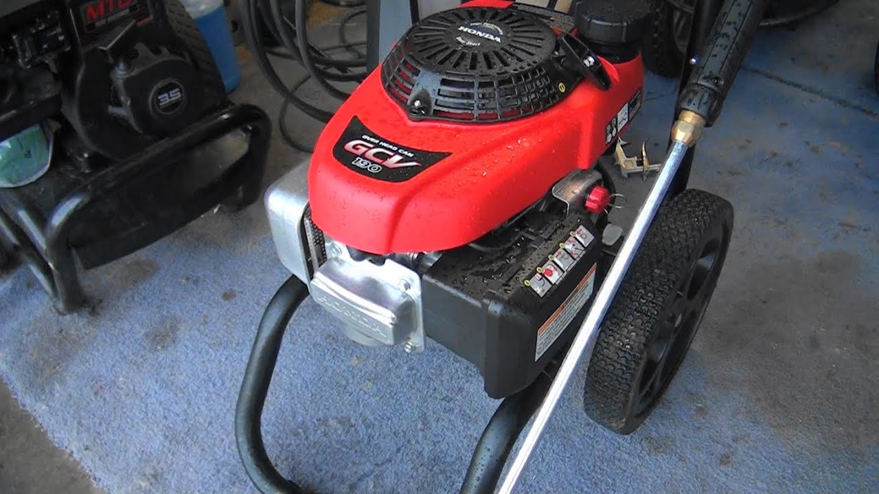 EASY FIX! HONDA PRESSURE WASHER that will not start after storage (plugged carburetor main jet)