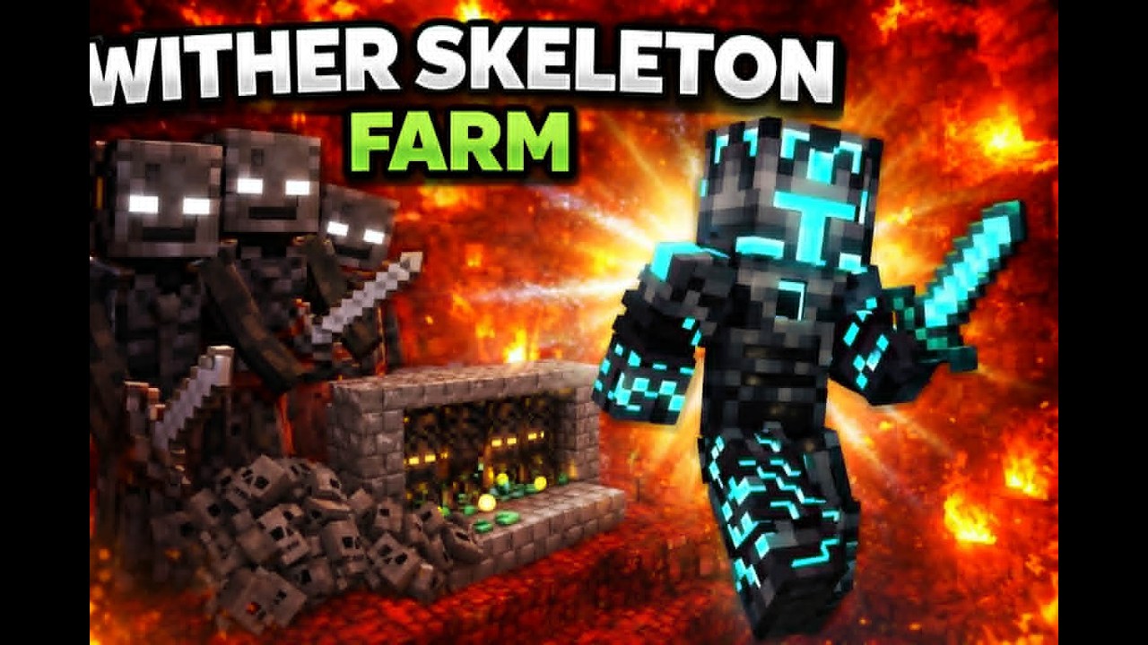 Building The Best Wither Skeleton Farm On Hardcore