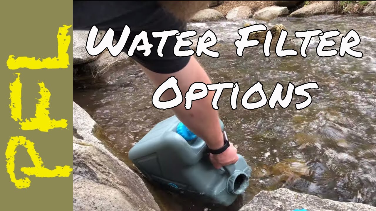 HydroBlu Water Filters: Jerry Can, Go Flow Gravity Bag and Versa Filter (ft. Cnoc Vecto bag)