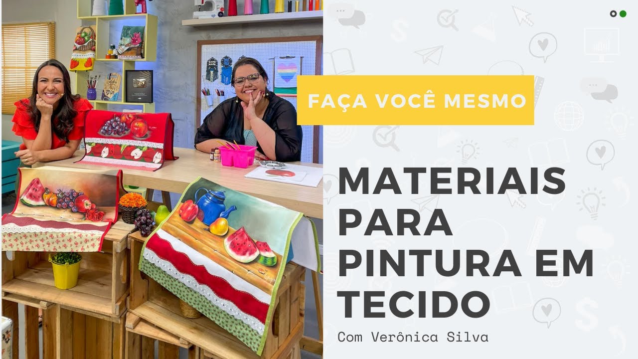 Arte Brasil na Web | Pintura em Tecido: Quais os materiais necessários?
