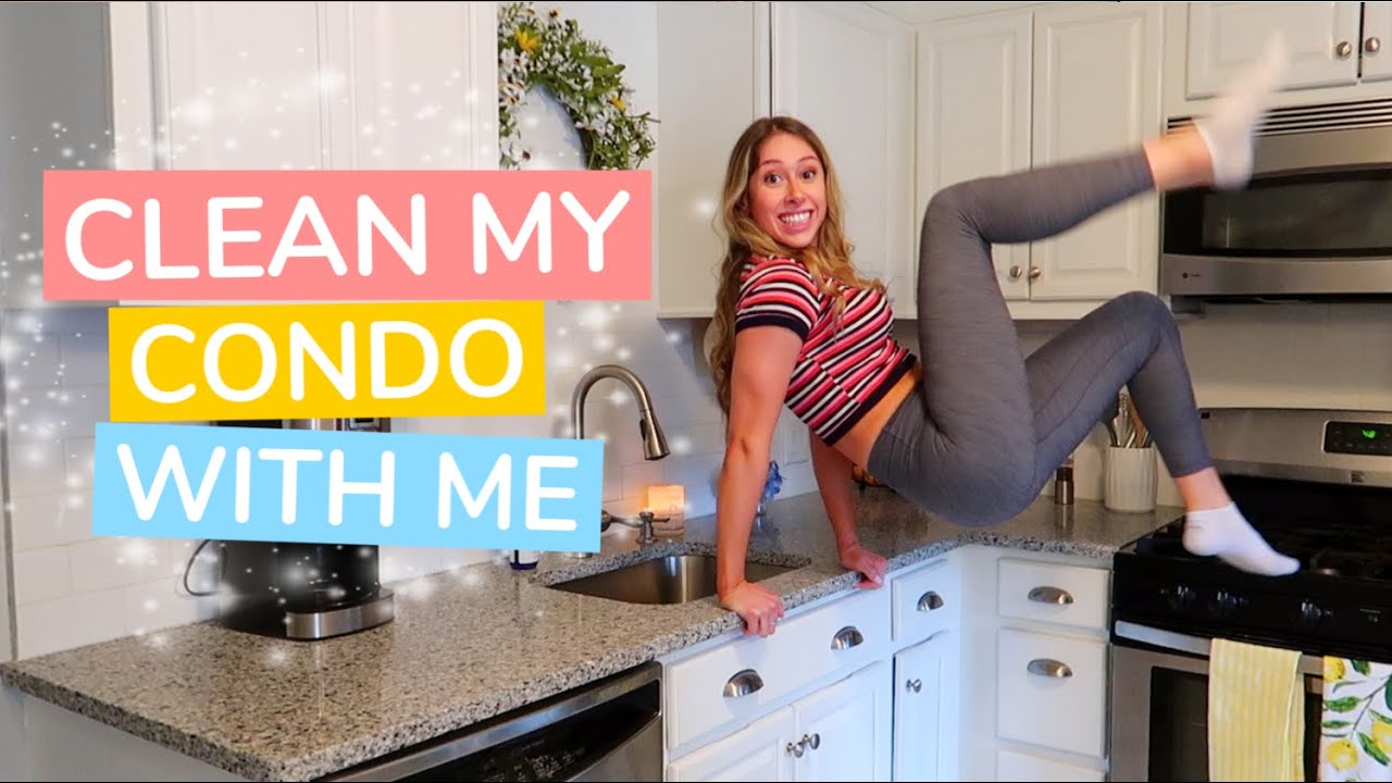 CLEAN MY CONDO WITH ME + NEW Laundry Room | Cleaning Motivation 2020