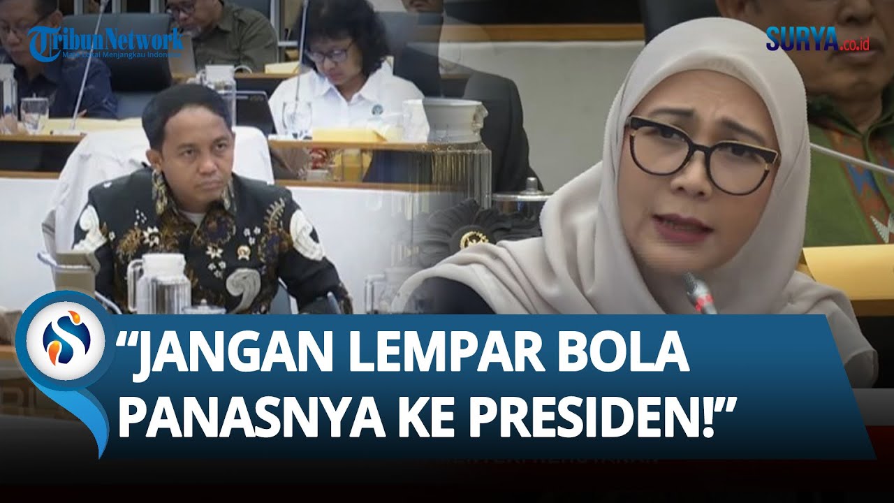 MENHUT DISKAKMAT DPR saat Rapat: Kalian yang Tahu Teknisnya, Jangan Dilempar ke Presiden!