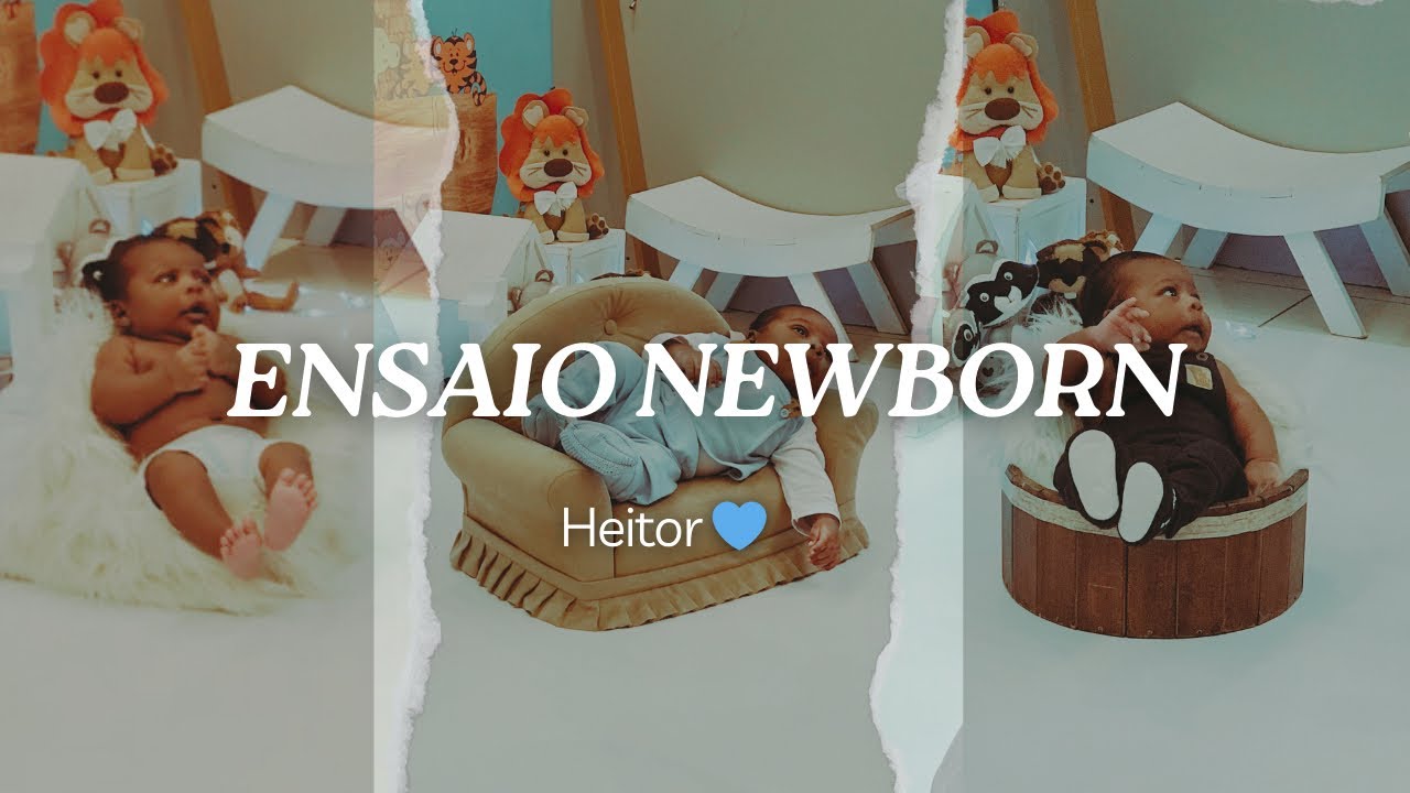 ENSAIO NEWBORN DO HEITOR 💙 | Esse bebê é o orgulho da mamãe 😍
