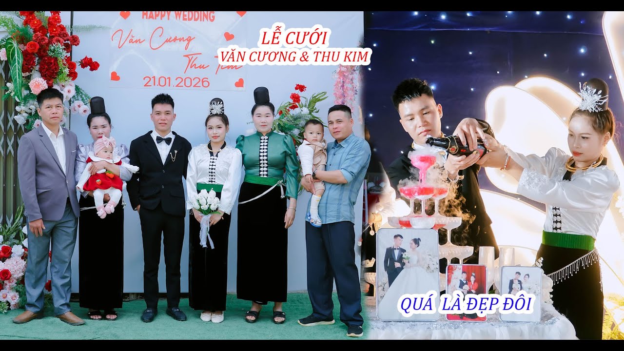TOÀN CẢNH LỄ THÀNH HÔN [[ VĂN CƯƠNG & THU KIM ]] TẠI BẢN TÁT - XÃ MUỔI NỌI - TỈNH SƠN LA